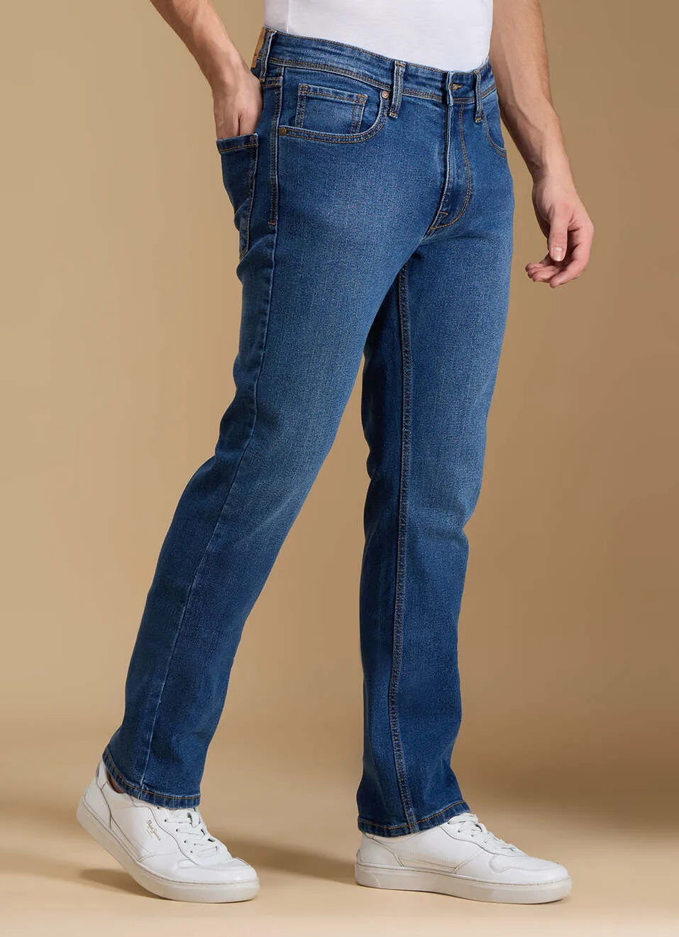 Men's Straight Fit Denim Jeans