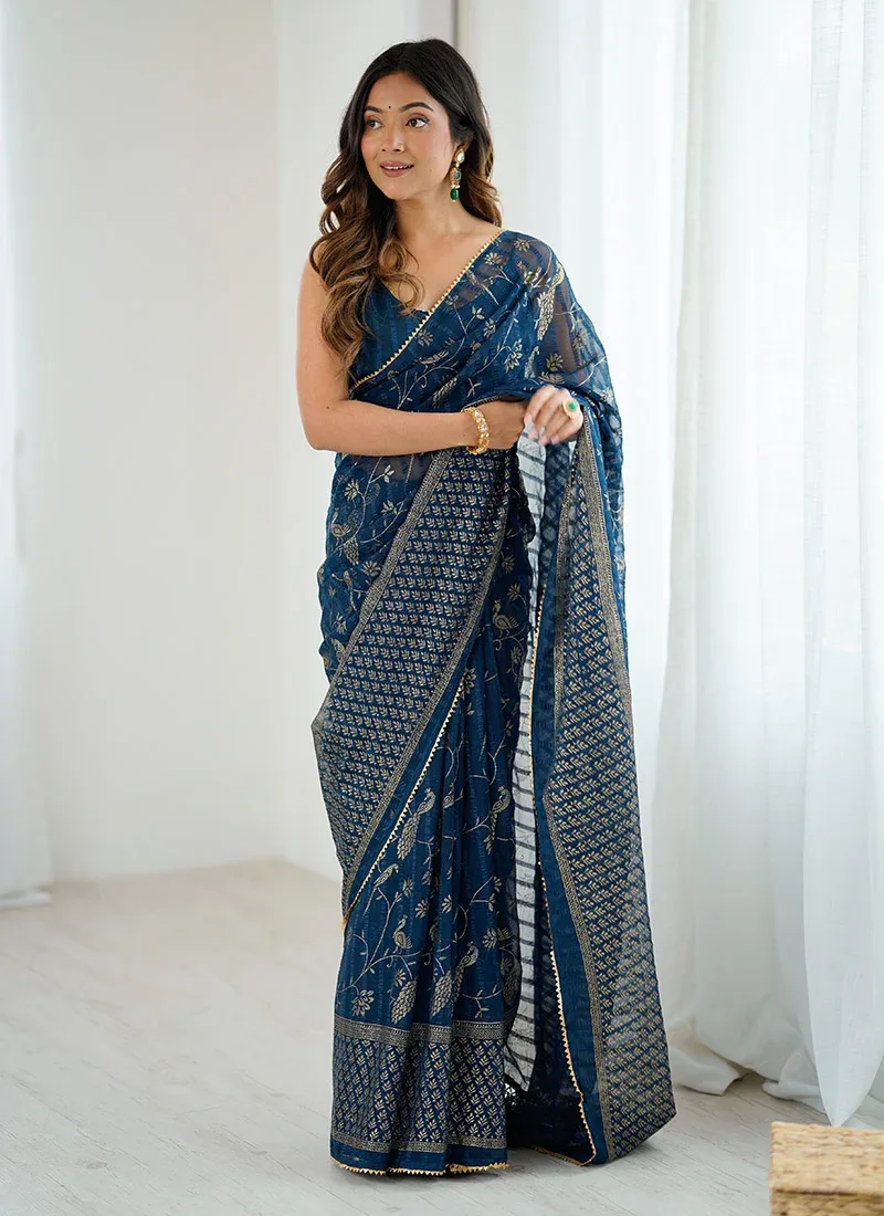 Georgette Printed Saree