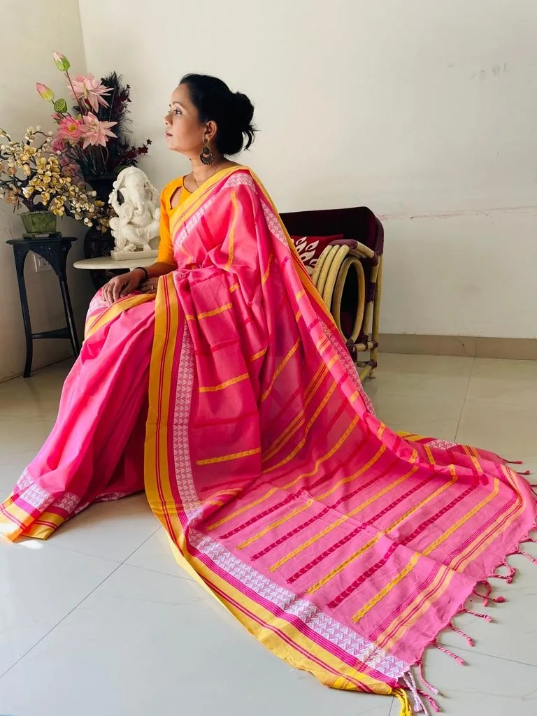 Cotton Handloom Saree